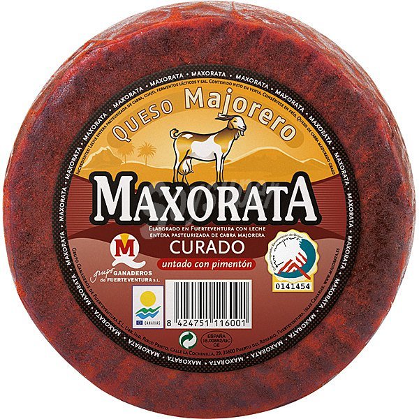 Queso Maxorata Curado con Pimentón