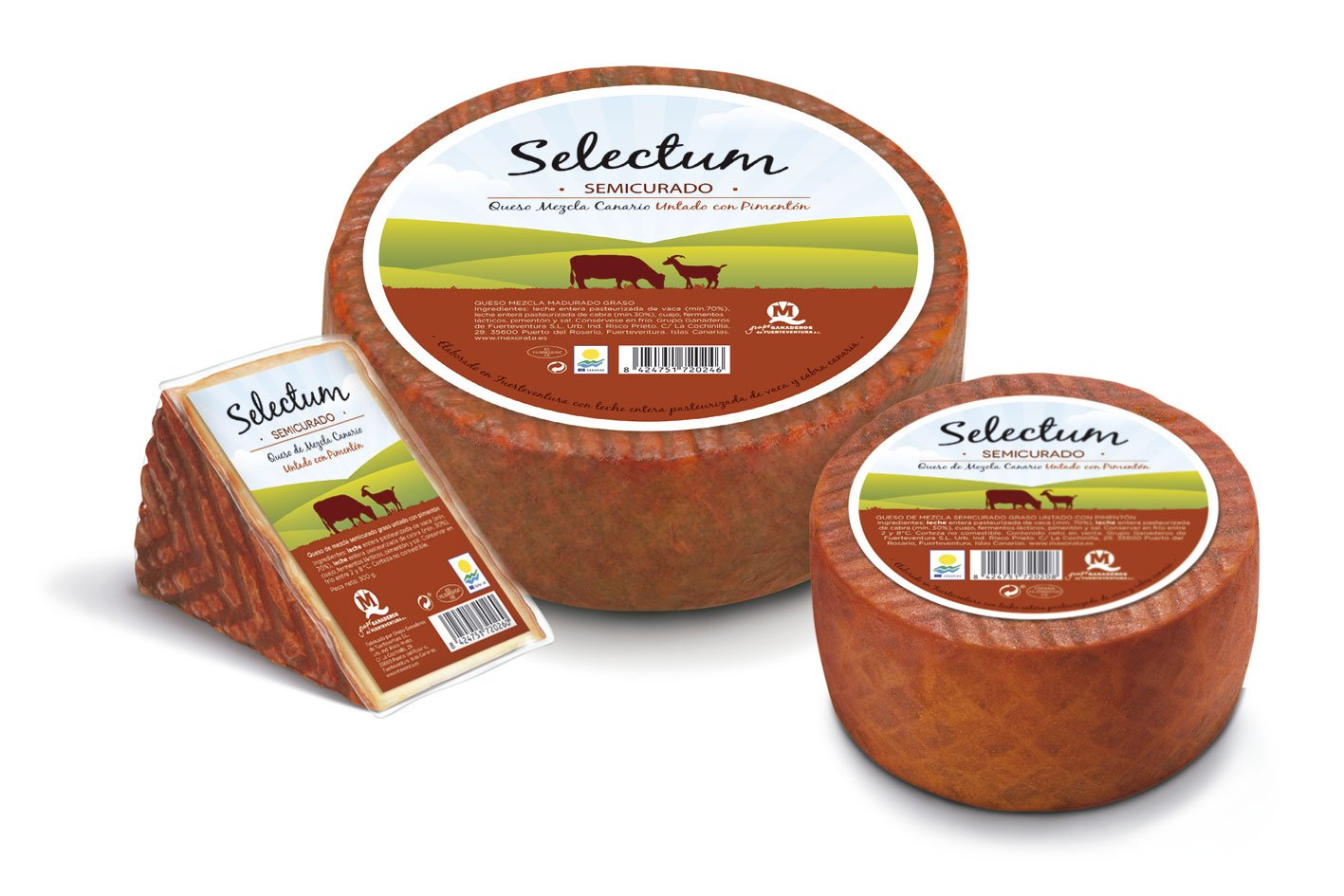 Queso Selectum mezcla semicurado pimentón - Imagen 3