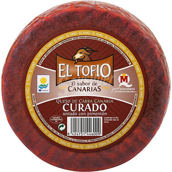 Queso El Tofio Curado con Pimentón