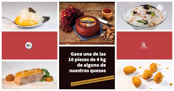 Mecánica para participar en el concurso de recetas con queso de maxorata y GGF
