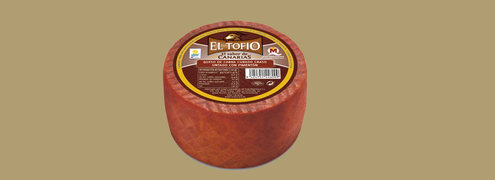 El Tofio Curado Pimentón, mejor queso de Canarias 2020 en Agrocanarias